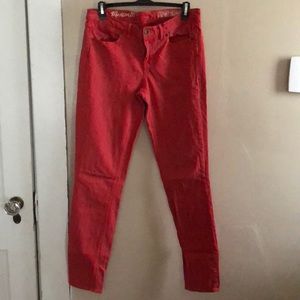 Madewell skinny jeans